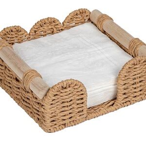 Scalloped Edge Napkin Holder